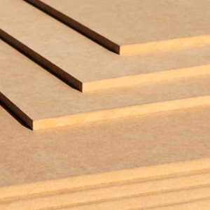 Almanya üretim hattı büyük boy 5mm 6mm düz ham ince MDF kurulu HDF sunta Modern iç mekan mobilyası kapı kullanımı için E1 - Product Image 5