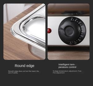 Olla Eléctrica para Calentar <span class=keywords><strong>Alimentos</strong></span> con Aislamiento <span class=keywords><strong>de</strong></span> Acero Inoxidable, Tapa con Función <span class=keywords><strong>de</strong></span> Apertura Visual, Capacidad <span class=keywords><strong>de</strong></span> 6L, para Buffet - Product Image 4