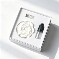 Diffuseur d'huiles essentielles en céramique parfumée, fait à la main, en porcelaine, en forme de pivoine, pour la voiture, l'aromathérapie, la maison