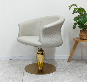 Sillón de Barbería Hidráulico Verde, Silla de Estilismo Ajustable en Altura, Mueble de Salón Portátil - Product Image 6