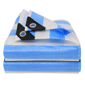 Ruigu Huizhong Blue And White Striped Tarpaulin <b>Waterproof</b> <b>Sunscreen</b> Civilian Use 1688 Stock Available - Product Image 2