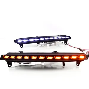 Wholesale auto led spezielle scheinwerfer nebel licht für Audi Q7 2006 - 2009 dual farbe flexible drl mit gelben blinker licht