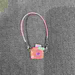 Mini Model Resin Pendant Cute Cartoon <b>Camera</b>-shaped/Guitar Keychain Colorful Lanyard Key Ring Charm Gift Accessories - Product Image 3
