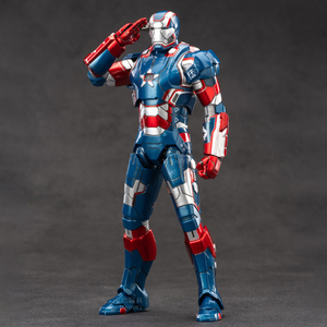 Zd Toys Iron Man Original Genuino <span class=keywords><strong>Marvel</strong></span> Edición 10.º Aniversario - War Machine Patriot 1.0 Figuras <span class=keywords><strong>de</strong></span> Acción 1/10 18cm 7in - Product Image 5