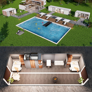 Cina all'ingrosso espandibile 3 camere da letto prefabbricate prefabbricate In alluminio contenitore casa 40Ft prezzo di lusso turchia In Pakistan - Product Image 5