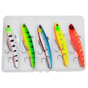 Vente en gros de leurres Vibra artificiels en plastique dur pour la pêche sur glace en hiver, 95 mm, 26 g, pour la pêche au brochet, en mer, en bateau, en rivière - Product Image 6