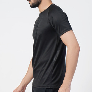 Workout Training Polyester/Spandex Quick Dry Breathable Gym T Shirt Custom Sport Active Athletic Clothing Fitted T Shirt For Gym - Product Image 5