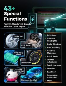 Ra mắt máy quét chẩn đoán tất cả trong một 2025 x431 crp919 EV để quét hai chiều xe điện xe năng lượng mới 43 + đặt lại ECU - Product Image 3