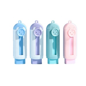 Semplice gomma Morandi con pulsante Push-Pull senza soluzione di continuità pochi ritagli di gomma all'ingrosso Set di cancelleria regalo per bambini - Product Image 1