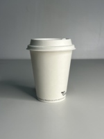 Gobelets en papier biodégradables à paroi simple avec revêtement PE de qualité alimentaire pour café et eau minérale, personnalisables avec logo, vente en gros