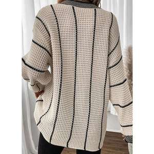 Maglione da <span class=keywords><strong>Donna</strong></span> Comodo per Autunno e Inverno, Pullover Casual a Maniche Lunghe, Morbido e Caldo, Ideale per l'Ufficio e la Moda Quotidiana - Product Image 2