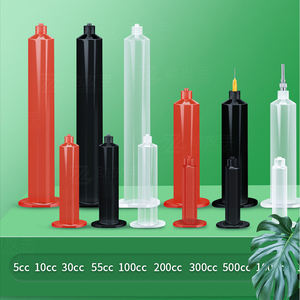 Cartuchos de barril de jeringa estilo antiguo de EE. UU. 3cc 5cc 10cc 30cc 55c Color transparente para equipo dispensador automático de pegamento - Product Image 3