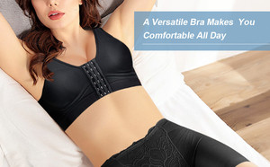 <span class=keywords><strong>Soutien</strong></span>-<span class=keywords><strong>gorge</strong></span> de Compression <span class=keywords><strong>postopératoire</strong></span> <span class=keywords><strong>Soutien</strong></span> Pour Sein Bralette Top Femmes Plus Size Front Hooks Post Surgery Bra - Product Image 5
