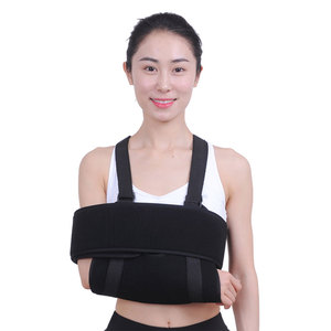 Đen cánh tay thoáng khí Sling với mềm Vai khuỷu tay doanh fixator dây đeo bảo vệ cho cánh tay gãy xương cố định - Product Image 1