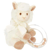 Jouets pour bébé de 0 à 12 mois en forme d'animal en peluche douce hochet à main jouets poupées pour bébé