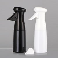 Bouteille de pulvérisation à gâchette brumeuse en plastique vente en gros 200ml 300ml 500ml bouteille de pulvérisation continue à brume Fine pour barbier d'eau