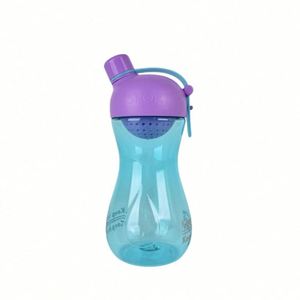 Nouvelle Arrivée : Gourde Transparente en Plastique pour Enfants, Bouteille d'Eau Sportive d'Extérieur avec Couvercle et Poignée - Product Image 3