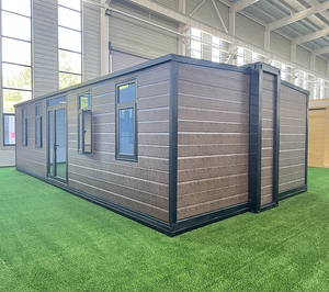 Barndominium Price 3 Bedroom Prefabricated Expandable Container House Wood Luxury in Panama - Product Image 1