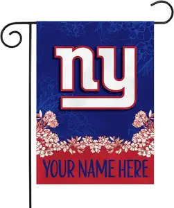 High Quality Custom New York Giants Football Team Garden Flag Yard Decor