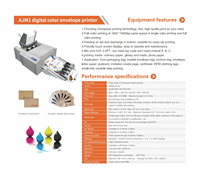 Vollfarb-Postkarte Digitaler Farb umschlag drucker Blasen umschlag beutel drucker Maschinen drucker