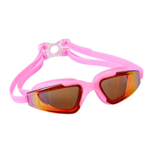 Lunettes de natation en silicone de course pour adultes Lentille de revêtement miroir large équipement d'entraînement pour adultes - Product Image 4