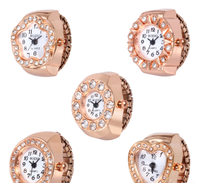 Bijoux en or classique avec diamants, montre à doigt pour étudiantes, vente en gros