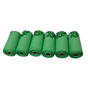 Bolsas para excrementos <span class=keywords><strong>de</strong></span> perro personalizadas, totalmente degradables, compostables, biodegradables, gruesas, con estampado gráfico <span class=keywords><strong>de</strong></span> árboles y plantas, para la eliminación <span class=keywords><strong>de</strong></span> desechos caninos. - Product Image 2