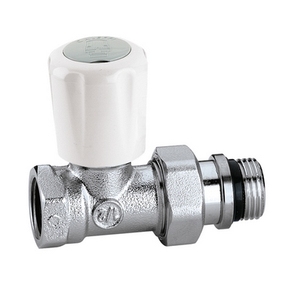 Valvola Termostatica Diritta 1/2 Pollice in Ferro per Sistemi HVAC - Product Image 1