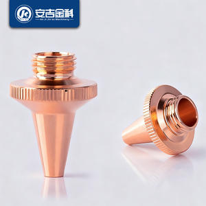 Nuevas Boquillas Láser de Cobre <span class=keywords><strong>Rojo</strong></span> de Alta Calidad, <span class=keywords><strong>Calibre</strong></span> 3D M8 0.8-4mm, de Una y Doble Capa, para Precitec, para Cabezal de Láser de Fibra - Product Image 1