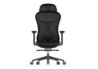 Chaise de bureau ergonomique en maille à dossier haut, avec appui-tête réglable et accoudoirs 3D, pivotante, pour le bureau, la maison et le gaming