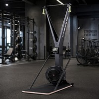 Machine de ski à résistance mécanique commerciale, entraîneur cardio en acier avec écran LED, équipement d'exercice complet pour salle de sport intérieure