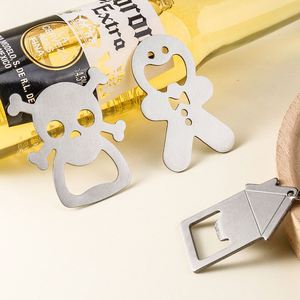 Abridor de Botellas de Cerveza con Diseño de Muñeco de Jengibre, Creativo y Divertido, de Metal, Regalo de Navidad - Product Image 3