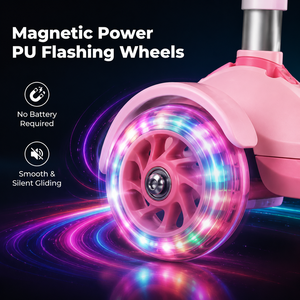 Patinete Plegable Moderno para Niños, Ligero, de 3 Ruedas, con Ruedas LED de PU, Juguete Educativo para Deportes al Aire Libre - Product Image 5