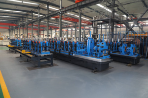 Tần số cao tự động thép carbon hàn ống Mill đồng nhôm Lớp phủ ống dây chuyền sản xuất có tính năng động cơ mang lõi - Product Image 3