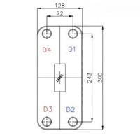 Échangeur de chaleur à plaques brasées en acier inoxydable série ND |   Évaporateur / Condenseur pour la récupération de chaleur, le refroidissement et le chauffage