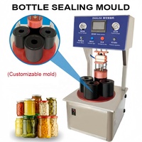 Machine de capsulage sous vide automatique haute capacité pour bocaux en verre, avec système de capsulage électrique à visser pour l'emballage de bouteilles alimentaires et de boissons