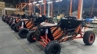 El Mejor Buggy Todoterreno Eléctrico KX400E de 4 Asientos con Transmisión por Eje, Precio Directo de Fábrica, Go Kart Eléctrico Todoterreno