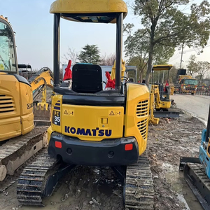 Excavadora Komatsu Pc35 original con certificación CE, 3.5 toneladas, ahorro de combustible, excavadora de cadenas para renovación de jardines/demolición en interiores, en venta. - Product Image 4