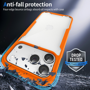Nueva <span class=keywords><strong>Funda</strong></span> Transparente para <span class=keywords><strong>iPhone</strong></span> 17 <span class=keywords><strong>Pro</strong></span> <span class=keywords><strong>Max</strong></span> 13 <span class=keywords><strong>14</strong></span> 15 16, Híbrida TPU+PC, Antigolpes, Antiarañazos, Fundas Protectoras para Móvil - Product Image 3