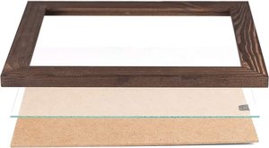 Tự Nhiên Rắn Sinh Thái Đau Khép <span class=keywords><strong>11X14</strong></span> Inch Hình Ảnh Bằng Gỗ Khung Nâu Wenge Cho Tường Gắn Thanh Lịch Rắn Gỗ Khung Ảnh - Product Image 3