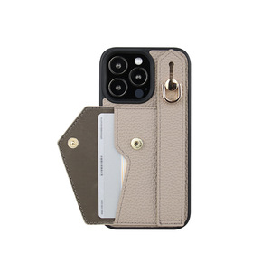 Nueva funda de teléfono de cuero de lujo <span class=keywords><strong>a</strong></span> la moda con billetera para tarjetas y correa de muñeca para IPhone 16 15 14 Pro Max Plus para <span class=keywords><strong>Samsung</strong></span> S25 24 - Product Image 4