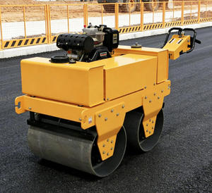 Rouleau compresseur vibrant à double tambour bibo haute efficacité, 500 kg-10 tonnes, à commande hydraulique, pour engins de construction - Product Image 6