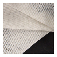 Insert de trame personnalisé Tissu thermocollant tissé Polyester Viscose Entoilage tricoté chaîne