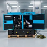 Générateur diesel monophasé EPA 7 kW 10 kVA à châssis ouvert, silencieux, mobile, sur remorque, groupe électrogène 15 kW 20 kVA 10 kW alimenté par un moteur Perkins