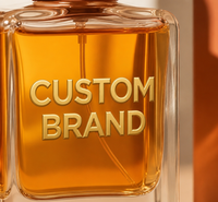 Parfum de luxe en vaporisateur à marque privée, logo personnalisé, parfum frais longue durée, flacon carré à base lourde avec capuchon en terre cuite mat