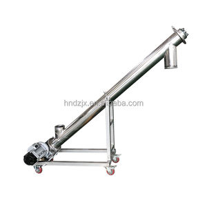 Transportador Inclinable Horizontal <span class=keywords><strong>de</strong></span> Tornillo DZJX Nuevo <span class=keywords><strong>de</strong></span> Acero Inoxidable/Acero al Carbono para Alimento <span class=keywords><strong>de</strong></span> <span class=keywords><strong>Animales</strong></span>, Trigo, Maíz, Comida para Gatos y Restaurantes - Product Image 1