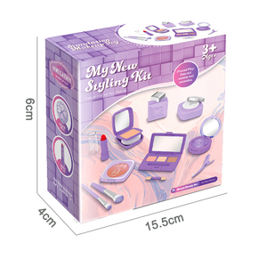 QS Nouveau Design Kit de Jeu de <span class=keywords><strong>Beauté</strong></span> pour Enfants, Ensemble de Maquillage Princesse Multicolore Multi-Styles, Jouets pour Filles de 3 <span class=keywords><strong>Ans</strong></span> et Plus - Product Image 6