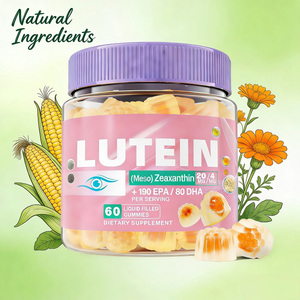 OEM 叶黄素玉米黄质眼保健维生素软糖自有品牌纯素无糖补充剂 - Product Image 5