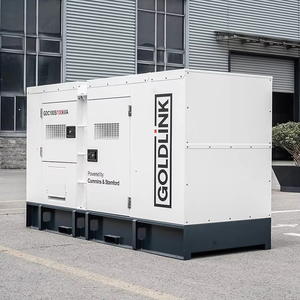 Goldlink 3 giai đoạn 100kva Máy phát điện diesel siêu im lặng genset điện để bán - Product Image 1