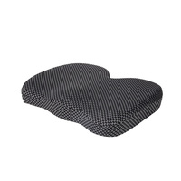 Coussin de siège ergonomique et orthopédique pour chaise de bureau, respirant, en mousse à mémoire de forme pour le coccyx, doux et confortable, pour le dos, la voiture, le soutien lombaire, fauteuil roulant